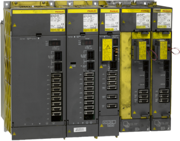 Fanuc drive modules before overhaul